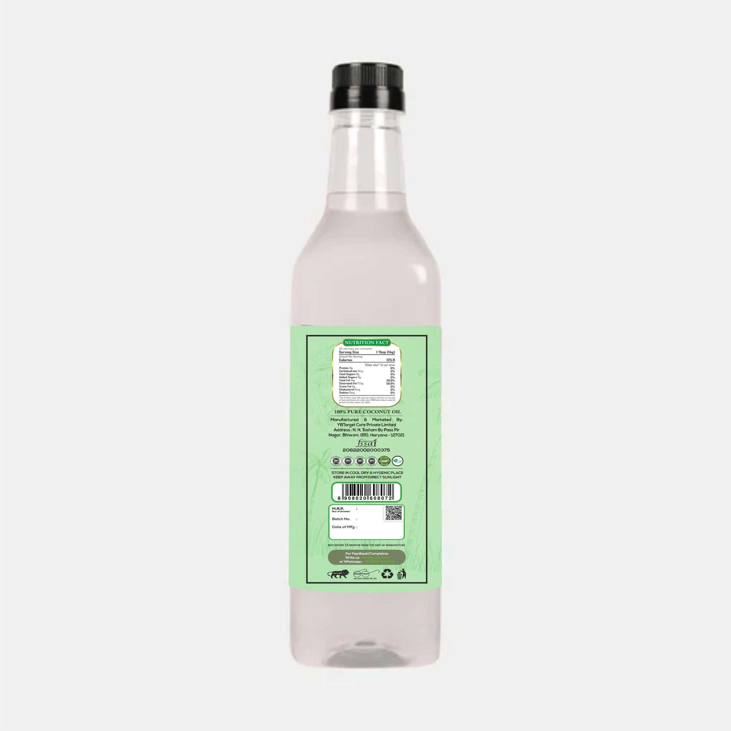 Trial Pack | Sesame & Coconut Stone Cold Pressed Oil | Unfiltered | Unadulterated | PET Bottle |New Arrival