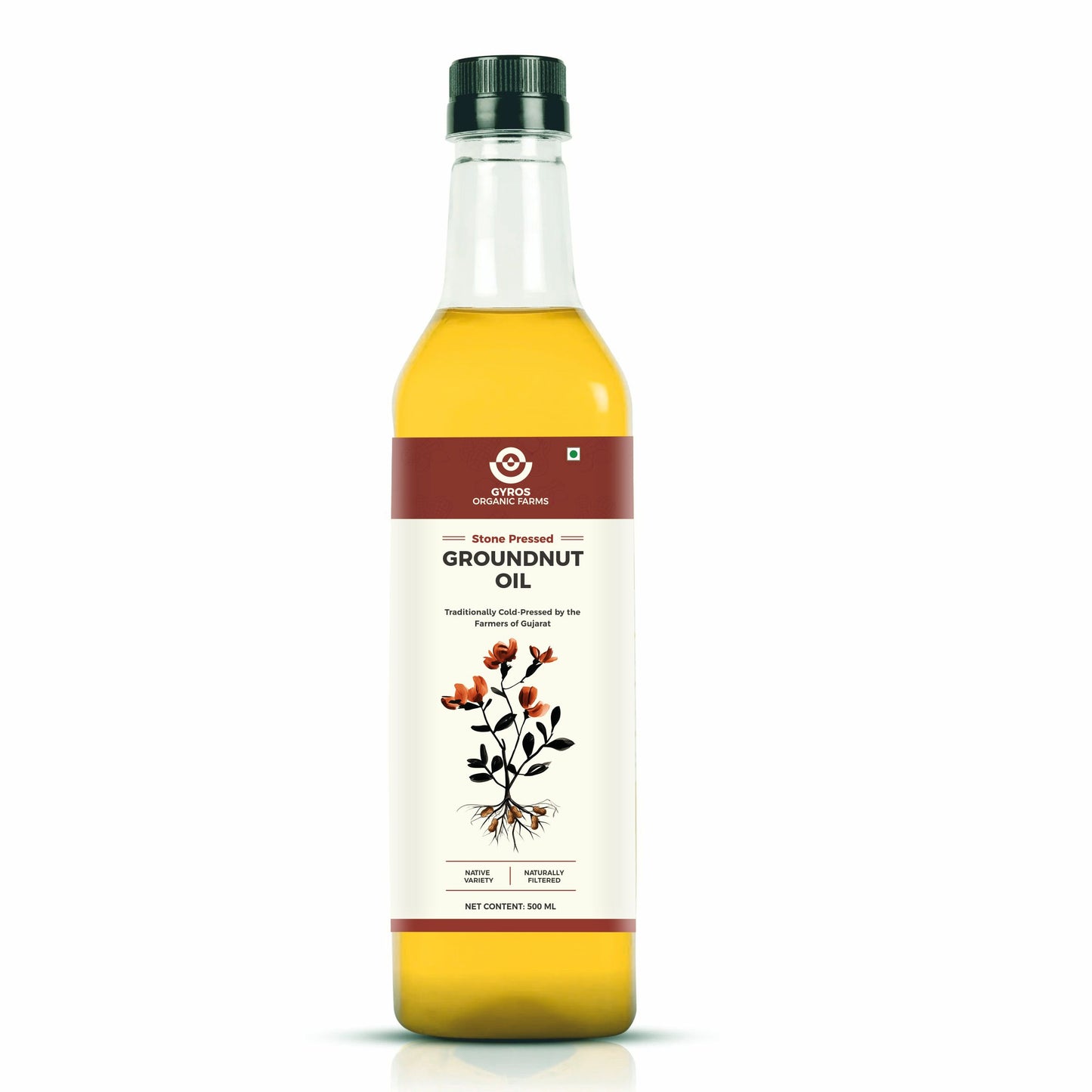 Stone Cold Pressed Groundnut Oil | 100% Pure | Made From High Quality Organic Peanuts