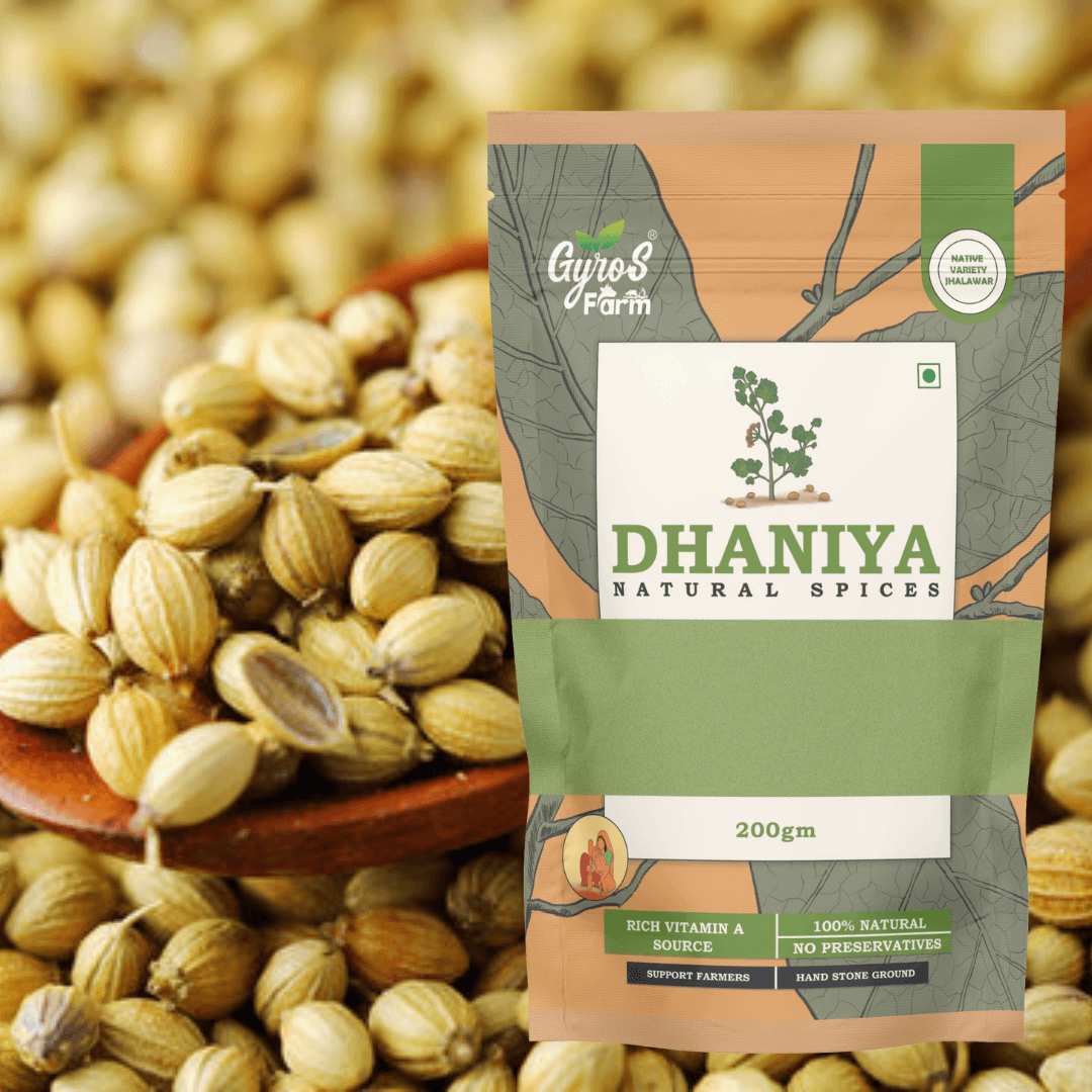 Stone Ground Dhaniya Powder (Coriander Powder) | Made From 100% Organic Seeds | Zero Chemicals Added