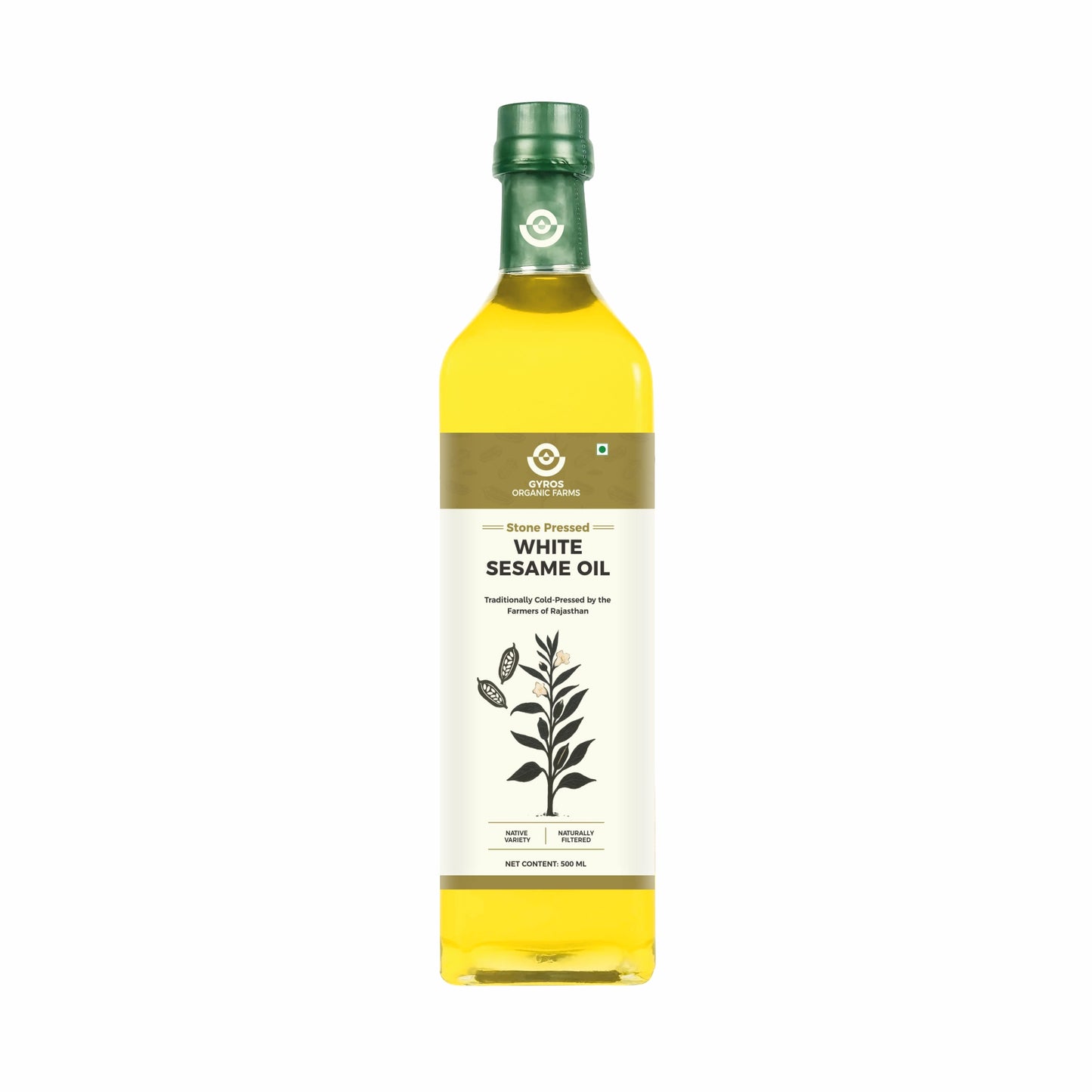 Stone Cold Pressed White Sesame Oil