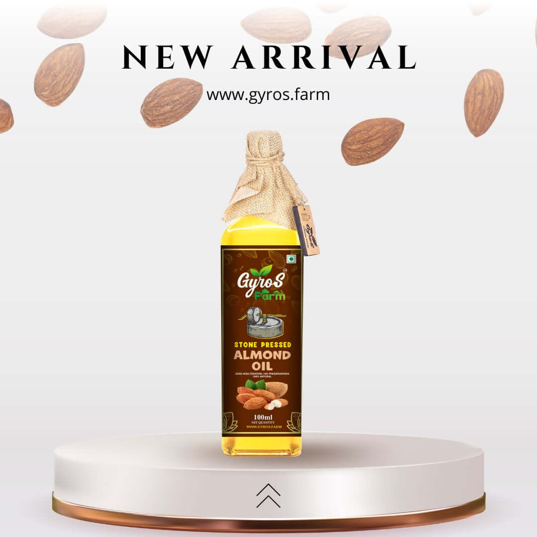 Stone Cold Pressed Almond ad Castor Oil Combo || 100ml each || Unfiltered | UnFiltered | Glass Bottles