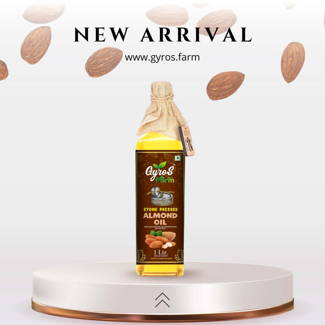 Stone Cold Pressed Almond Oil | Premium Grade | Naturally Extracted | Zero Chemicals