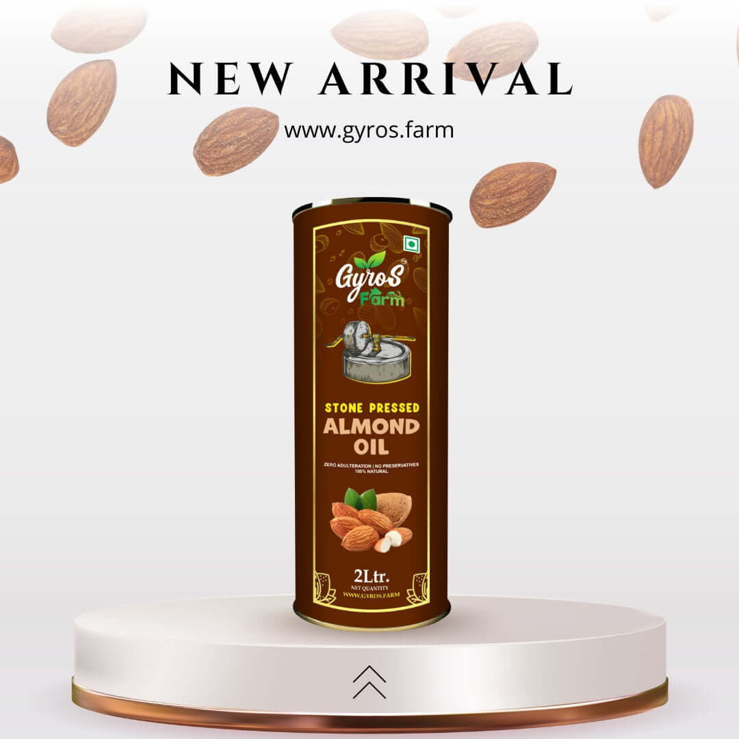 Stone Cold Pressed Almond Oil | Premium Grade | Naturally Extracted | Zero Chemicals