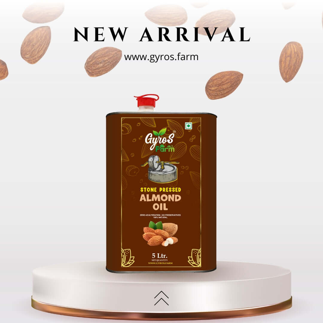 Stone Cold Pressed Almond Oil | Premium Grade | Naturally Extracted | Zero Chemicals