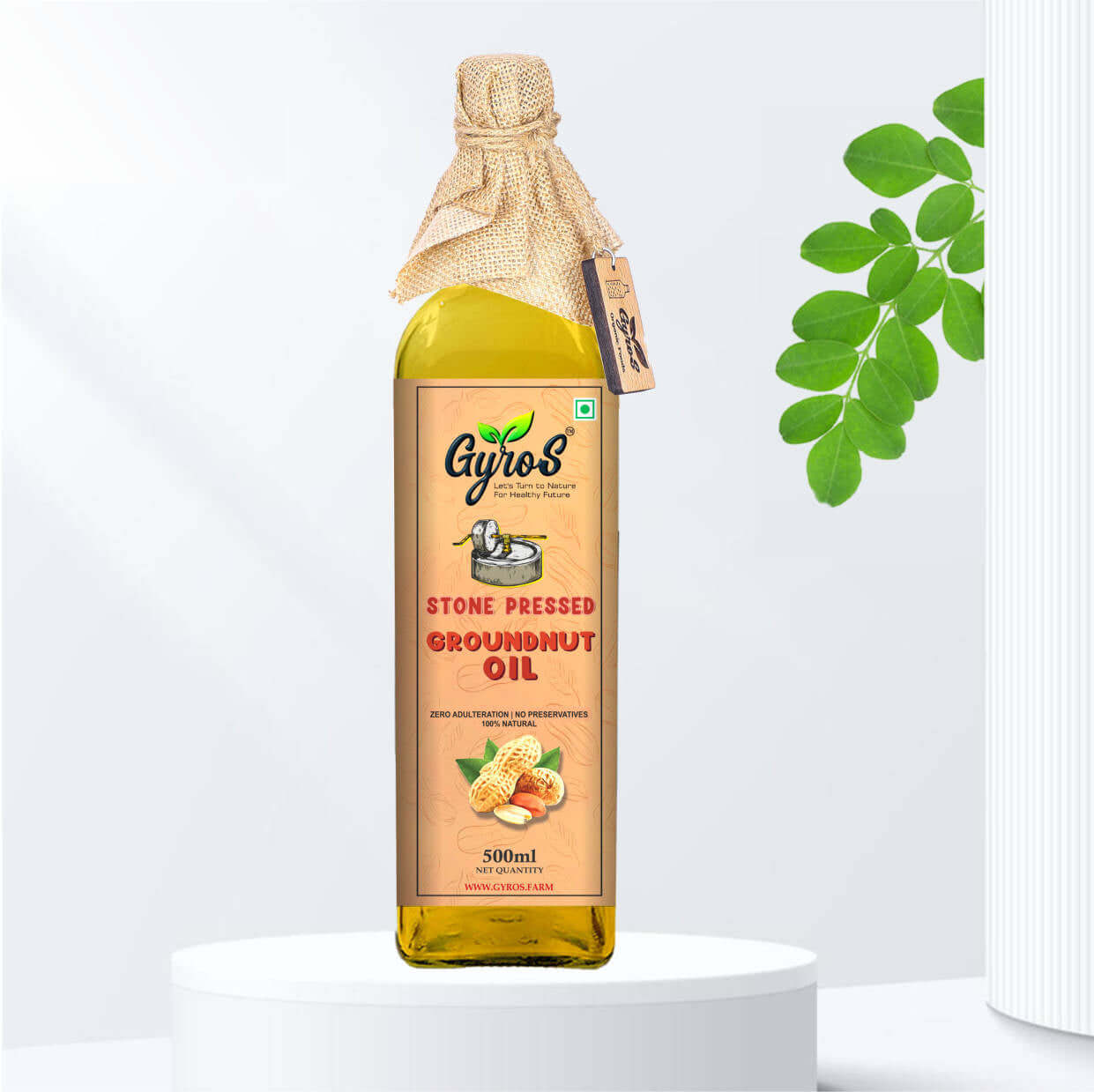 Stone Cold Pressed Groundnut Oil | 100% Pure | Made From High Quality Organic Peanuts