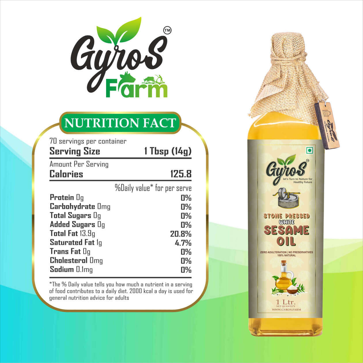 Stone Cold Pressed Black Mustards and Sesame oil | 1L + 1L | Zero Adulteration| UnFiltered | Glass Bottles