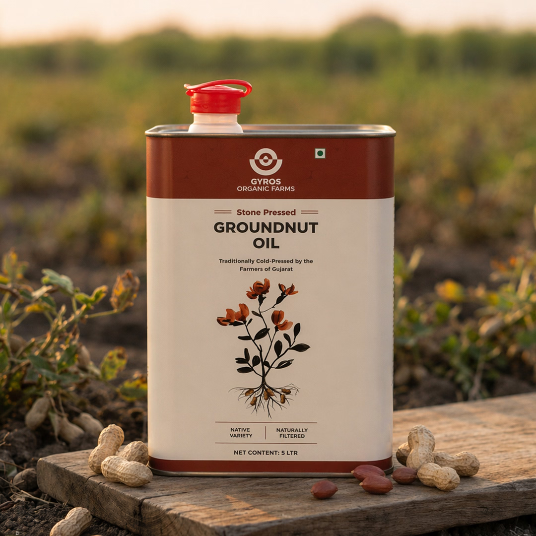 Stone Cold Pressed Groundnut Oil
