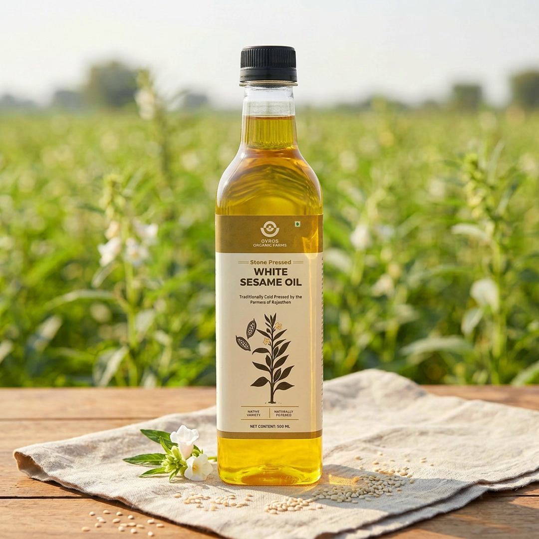 Stone Cold Pressed White Sesame Oil