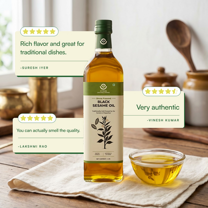Stone Cold Pressed Black Sesame Oil