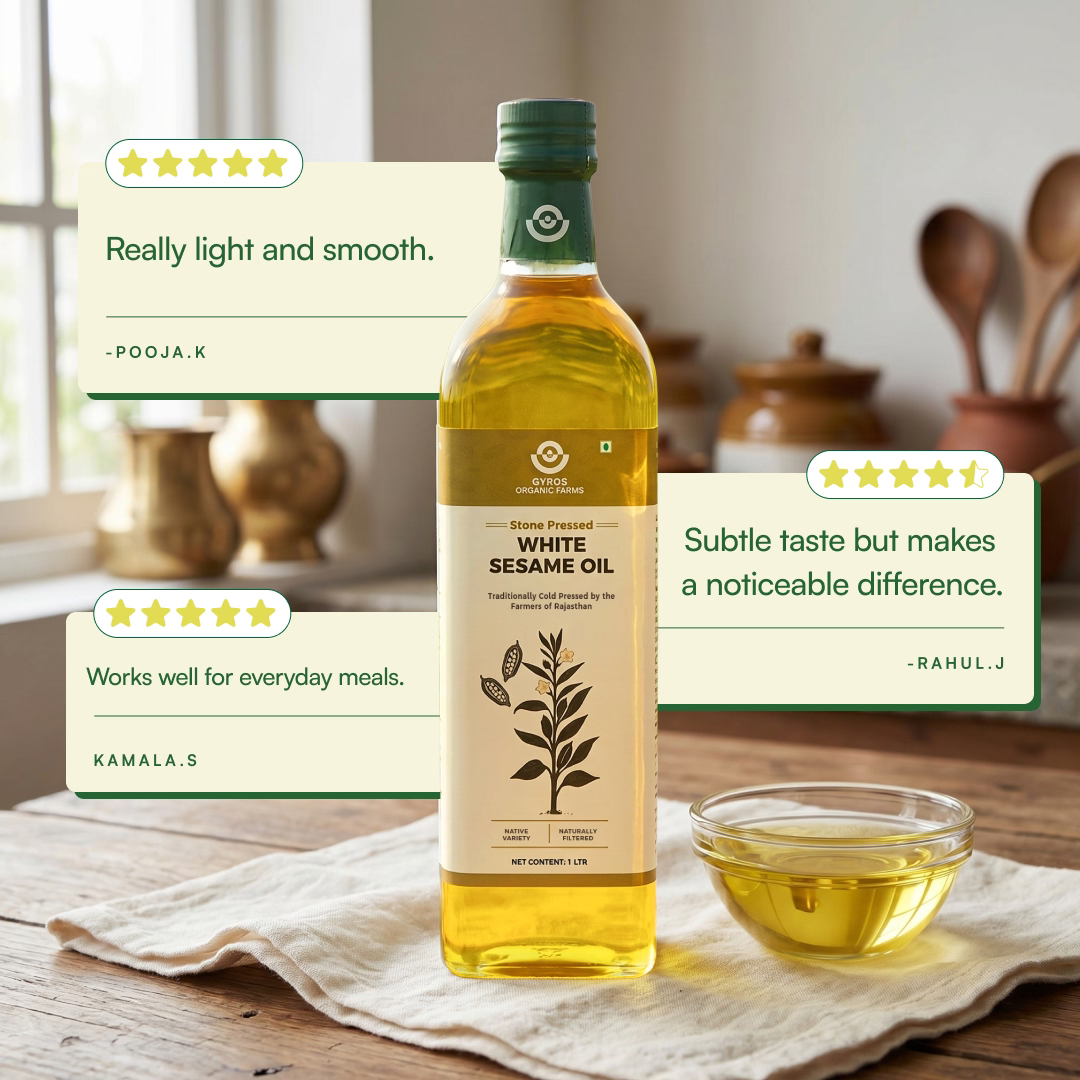 Stone Cold Pressed White Sesame Oil