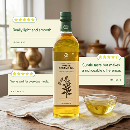 Stone Cold Pressed White Sesame Oil