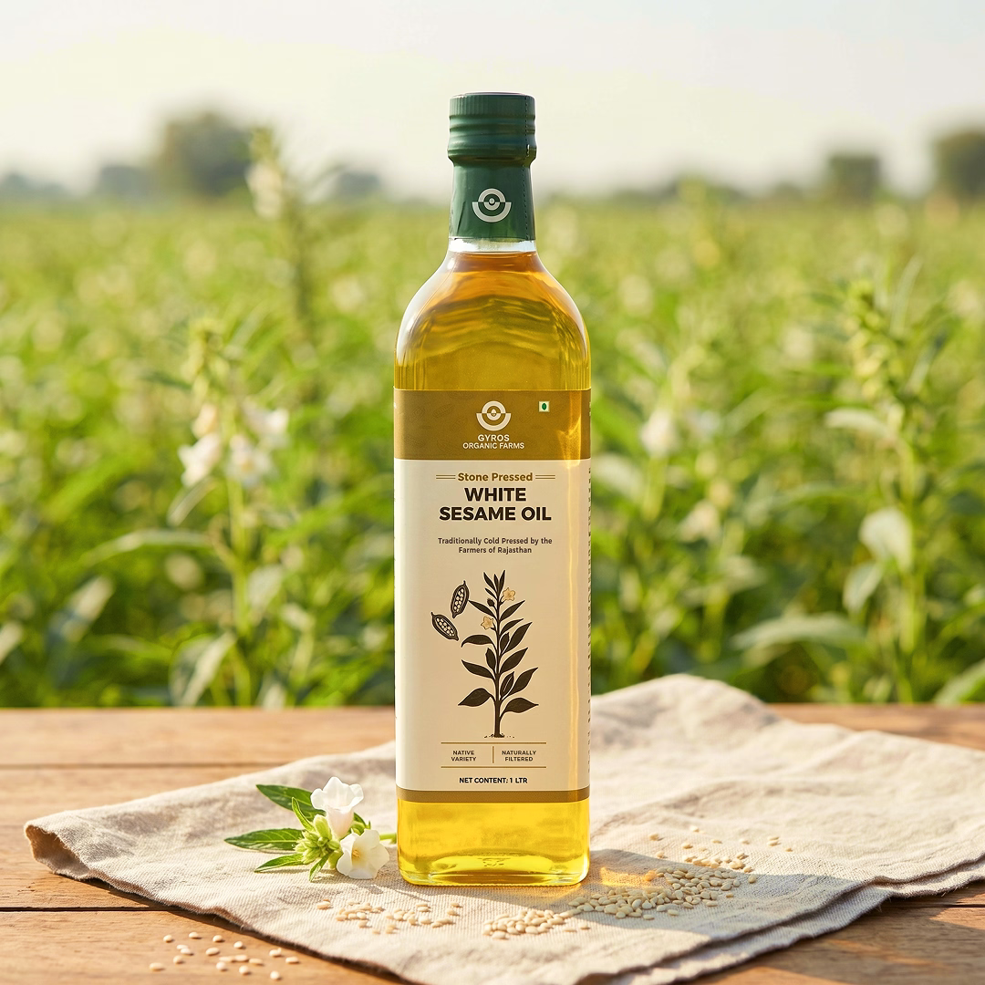 Stone Cold Pressed White Sesame Oil
