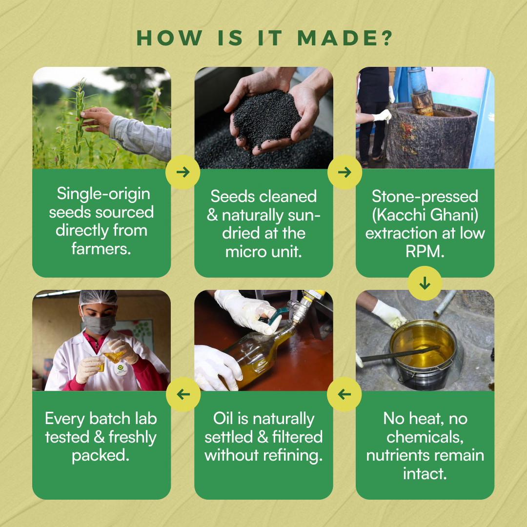 Stone Cold Pressed Black Sesame Oil
