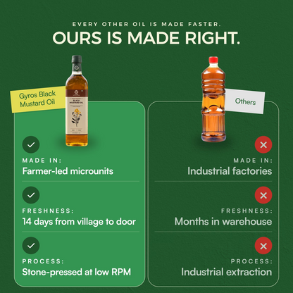 Stone Cold Pressed Black Mustard Oil