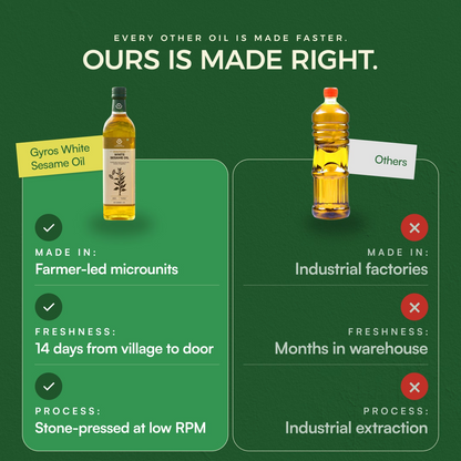 Stone Cold Pressed White Sesame Oil