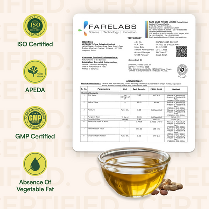 Stone Cold Pressed Groundnut Oil