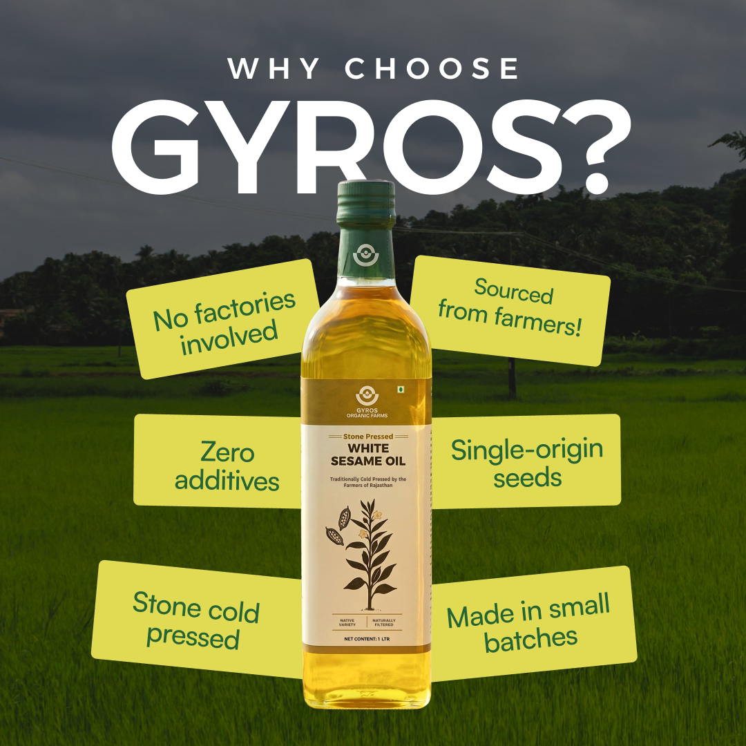 Stone Cold Pressed White Sesame Oil