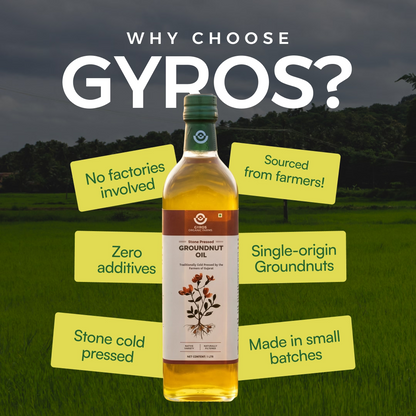 Stone Cold Pressed Groundnut Oil