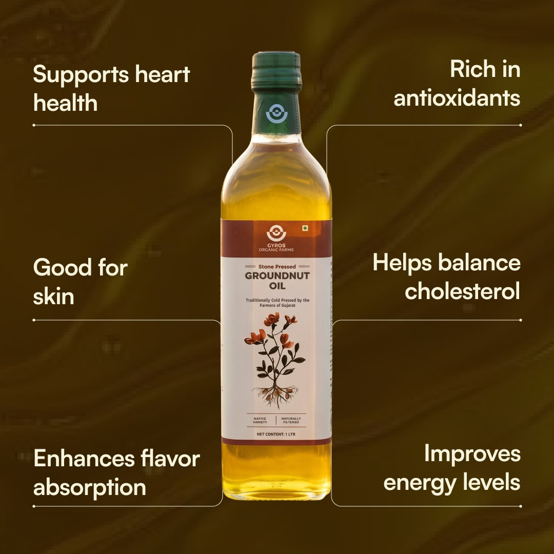 Stone Cold Pressed Groundnut Oil