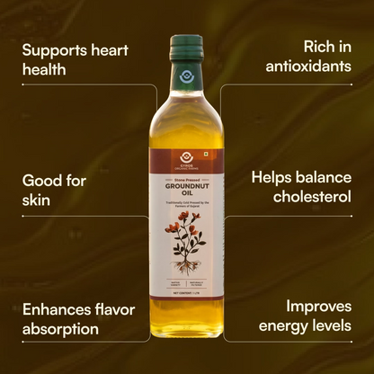 Stone Cold Pressed Groundnut Oil