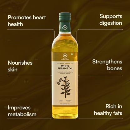 Stone Cold Pressed White Sesame Oil