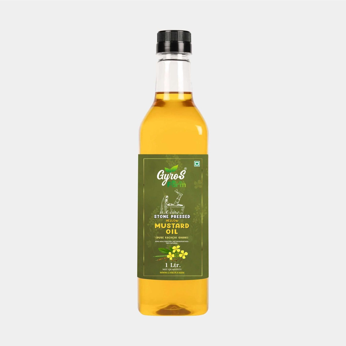 Stone Pressed Yellow Mustard Oil