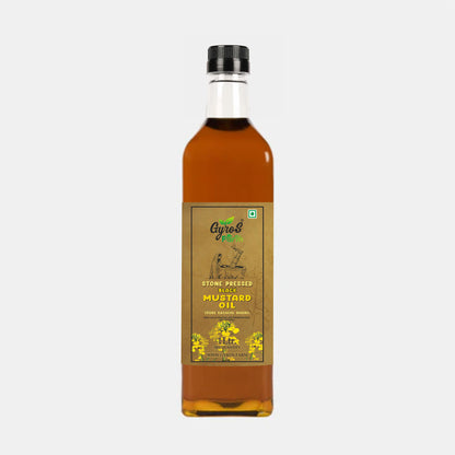 Trial Pack | Black Mustard & Groundnut Stone Cold Pressed Oil | Unfiltered | Unadulterated | PET Bottle | New Arrival