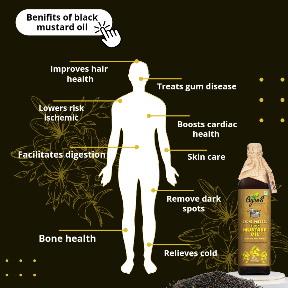 benefits of black mustard oil