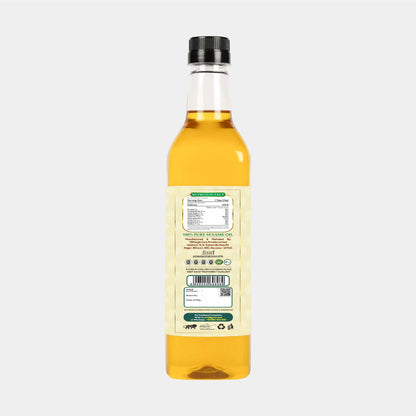 Trial Pack | Sesame & Coconut Stone Cold Pressed Oil | Unfiltered | Unadulterated | PET Bottle |New Arrival