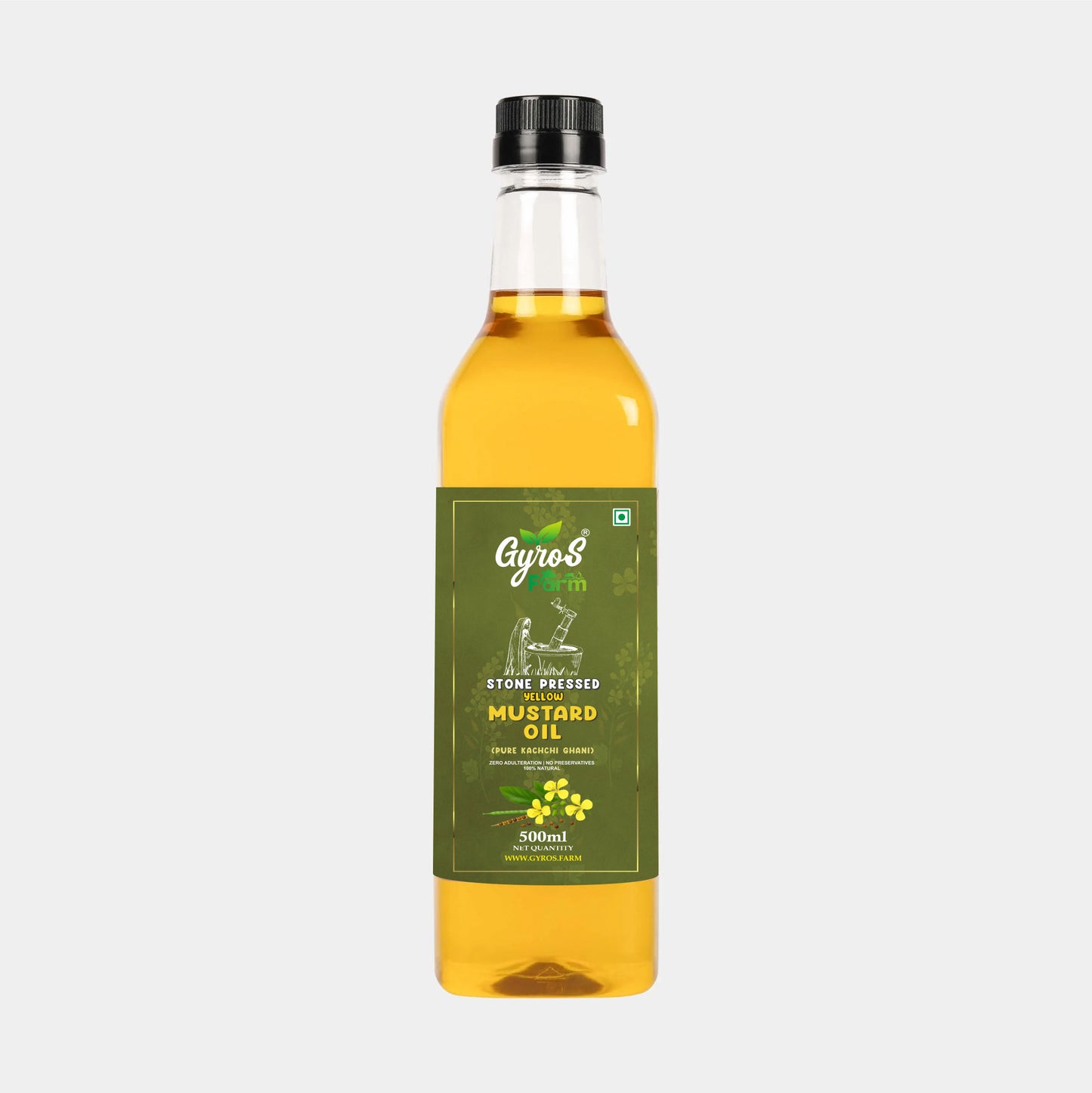 Trial Pack | Yellow Mustard & Coconut Stone Cold Pressed Oil | Unfiltered | Unadulterated | PET Bottle | New Arrival