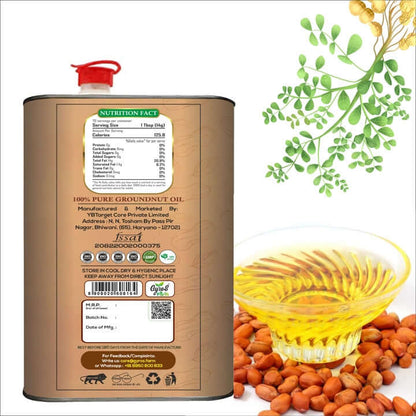 Stone Cold Pressed Groundnut and Sesame Oil Combo | 5L + 5L | zero Adulteration | Sieve Filtered