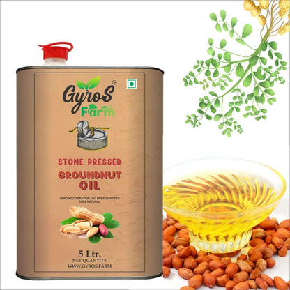 Stone Cold Pressed Groundnut and Sesame Oil Combo | 5L + 5L | zero Adulteration | Sieve Filtered