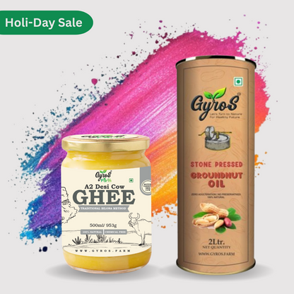 A2 Desi Cow Ghee & Groundnut Stone Pressed Oil