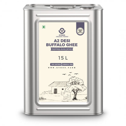 A2 Desi Buffalo Ghee | Traditional Bilona Method | From Grass-Fed Desi Buffalo | Made in VILLAGE
