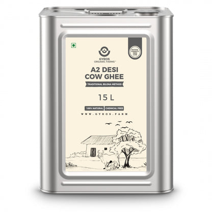 A2 Desi Cow Ghee | Bilona Churned | From Grass-Fed Desi Cows | Made in VILLAGE (From Free Roaming Cows), Not Gaushala