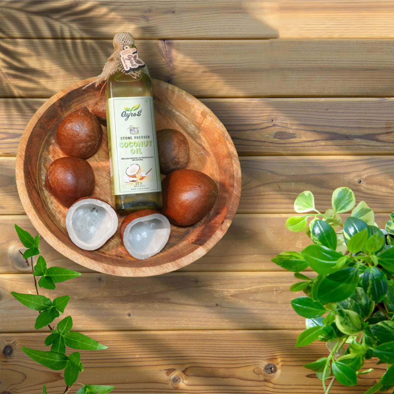 gyros cold pressed coconut oil product