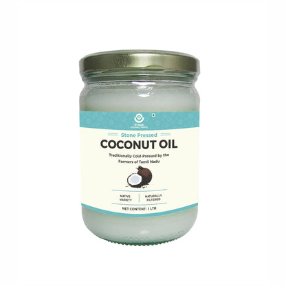 Stone Cold Pressed Coconut Oil | Unrefined | Naturally Extracted | Full of Nutrients
