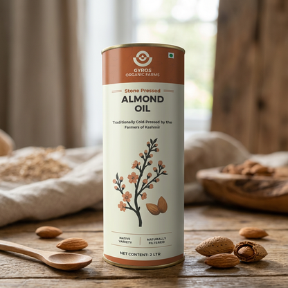 Stone Cold Pressed Almond Oil | Premium Grade | Naturally Extracted | Zero Chemicals
