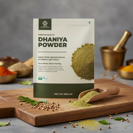 Stone Ground Dhaniya Powder (Coriander Powder) | Made From 100% Organic Seeds | Zero Chemicals Added