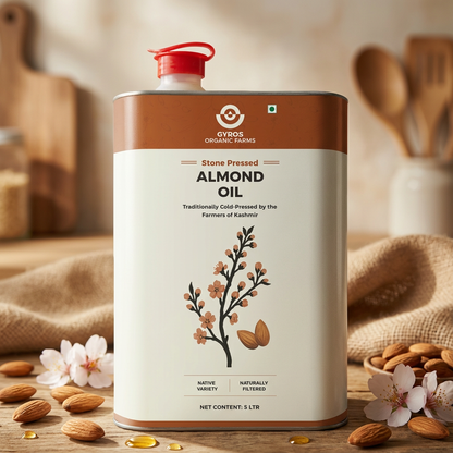 Stone Cold Pressed Almond Oil | Premium Grade | Naturally Extracted | Zero Chemicals