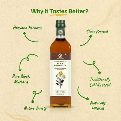 Trial Pack | Yellow & Black Mustard Stone Cold Pressed Oil | Unfiltered | Unadulterated | PET Bottle | New Arrival
