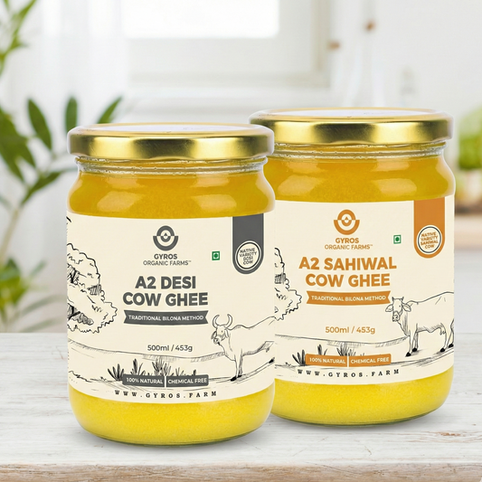 A2 Desi Cow Ghee And A2 Sahiwal Cow Ghee Combo