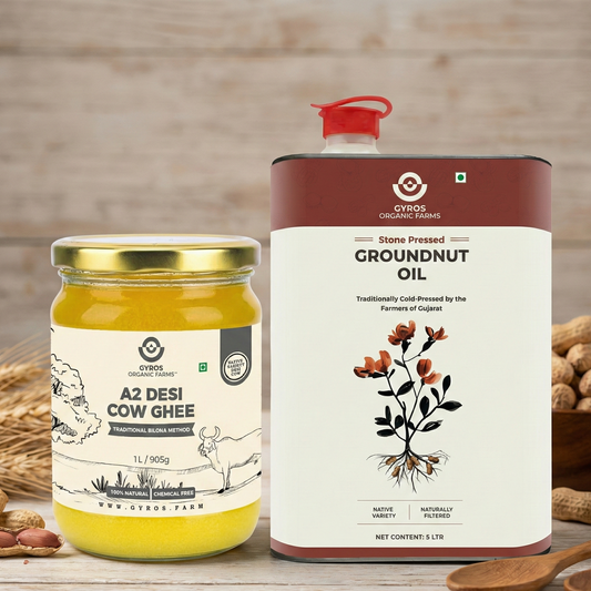 A2 Desi Cow Ghee & Groundnut Stone Pressed Oil