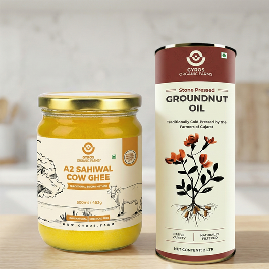 A2 Sahiwal Cow Ghee & Groundnut Stone Pressed Oil