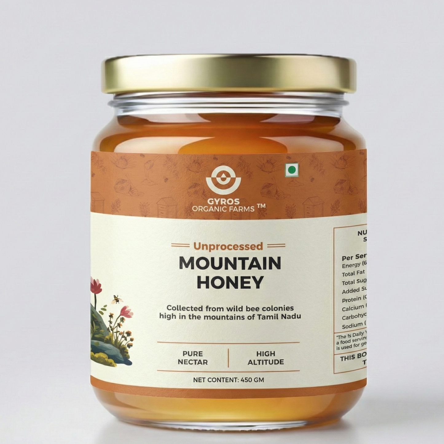 Gyros Mountain Honey – Wild, Raw, Unheated & Harvested from High-Altitude Forests
