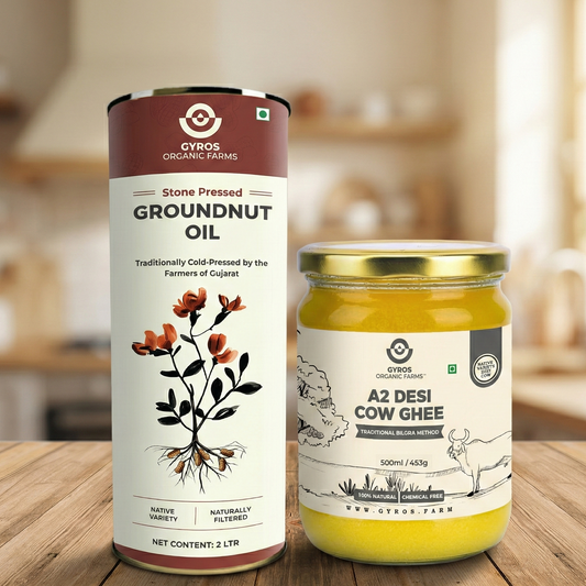 A2 Desi Cow Ghee & Groundnut Stone Pressed Oil