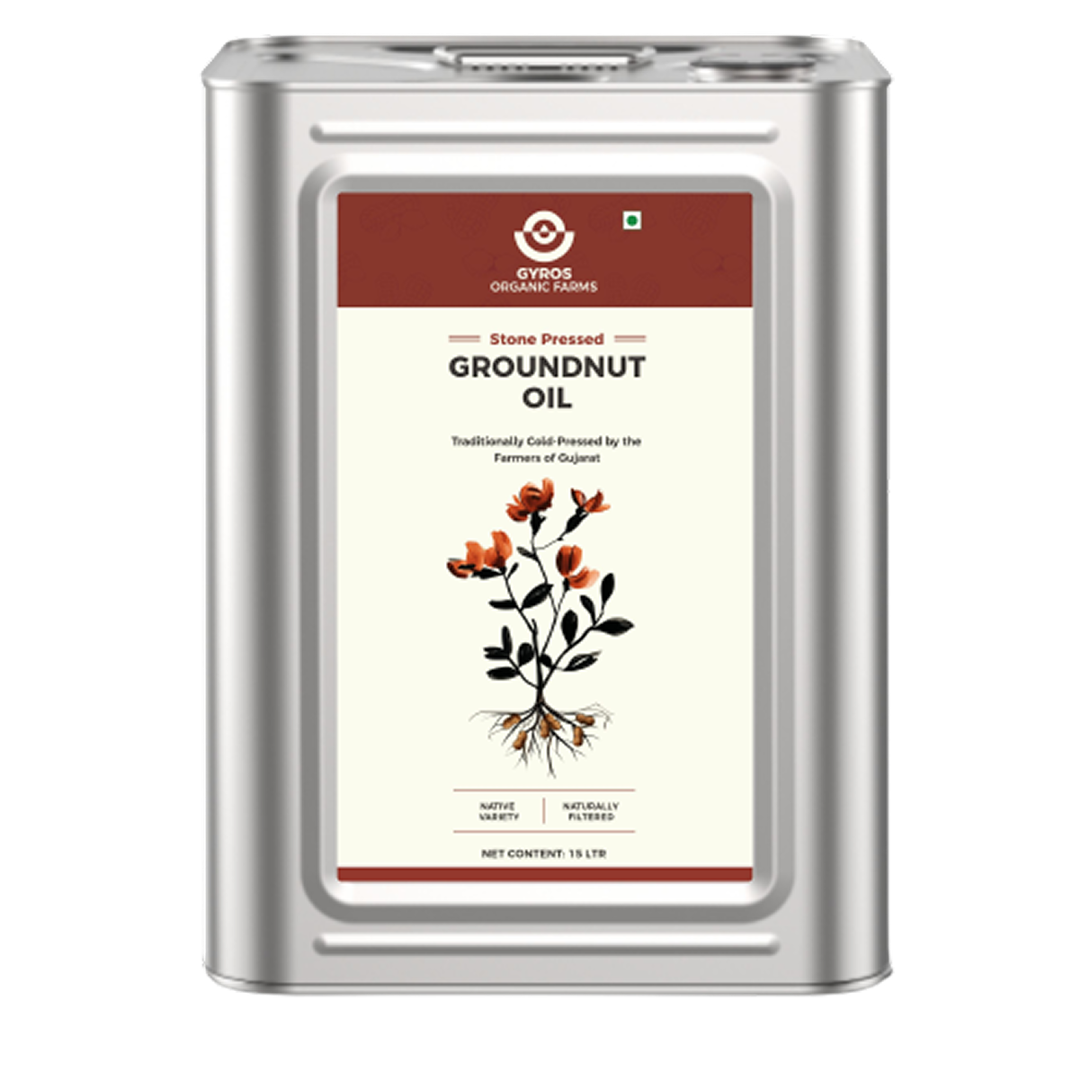 Stone Cold Pressed Groundnut Oil