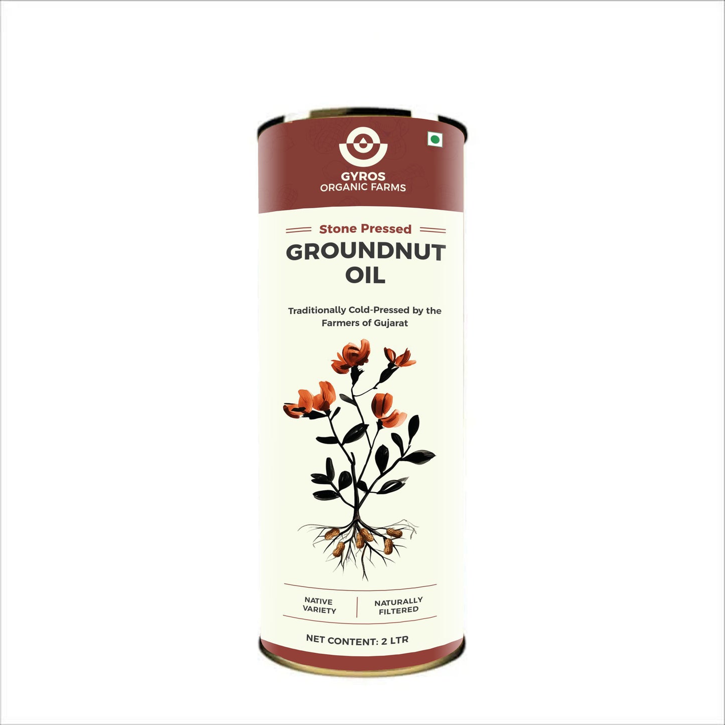 Stone Cold Pressed Groundnut Oil | 100% Pure | Made From High Quality Organic Peanuts