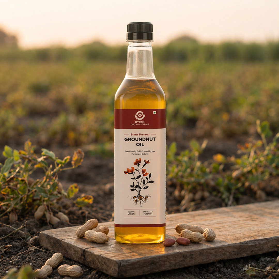 Stone Cold Pressed Groundnut Oil