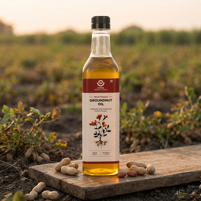 Stone Cold Pressed Groundnut Oil